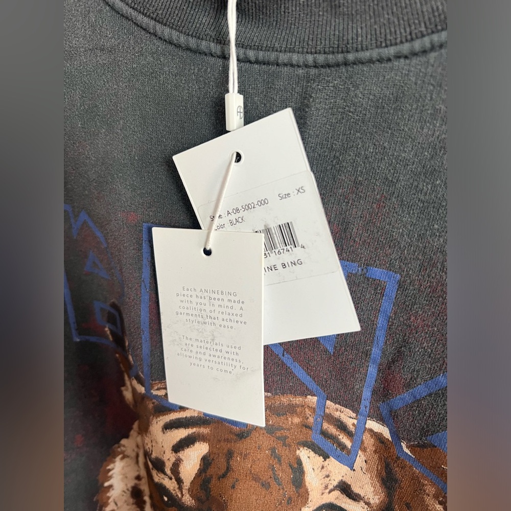 NWT Anine Bing tiger sweatshirt! - Picture 7 of 7